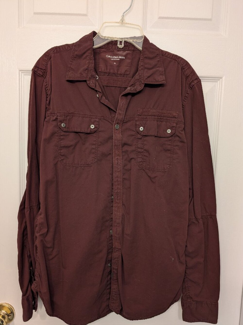 Calvin Klein M Burgundy